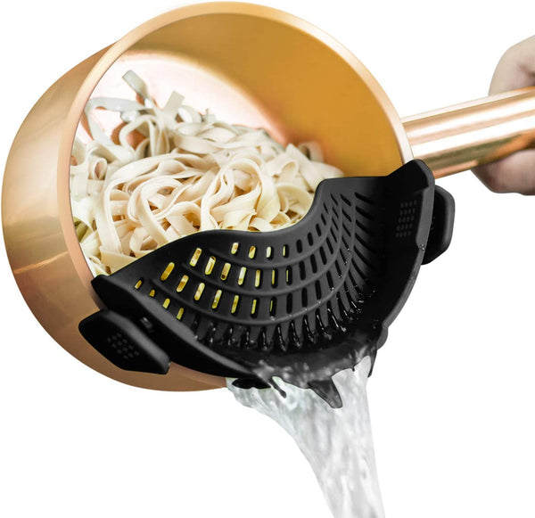 Silicone Clip-On Strainer for Pots & Pans