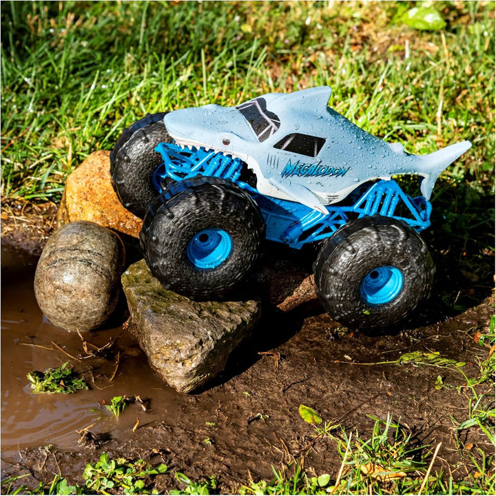 ,  Megalodon Storm All-Terrain Remote Control Monster Truck for Boys and Girls, 1:15 Scale, Kids Toys for Ages 4-6+