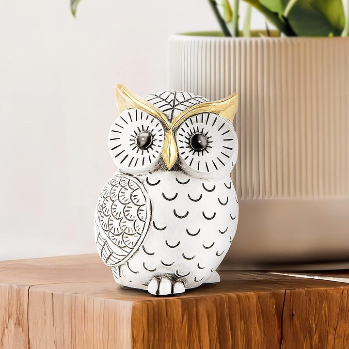 Owl Statue for Home Decor & Office