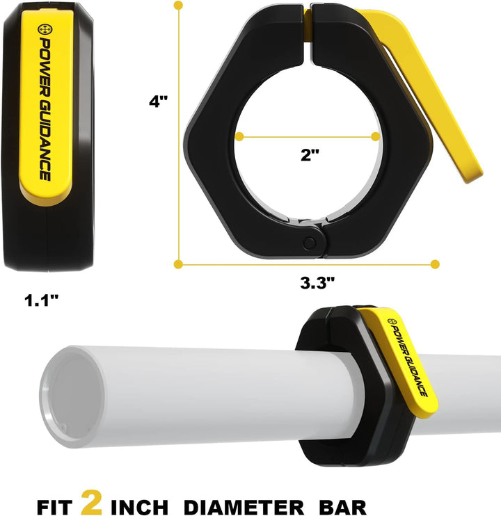 2-Inch Olympic Barbell Collars, Quick Release