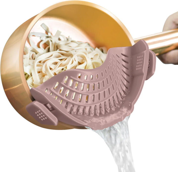 Silicone Clip-On Strainer for Pots & Pans