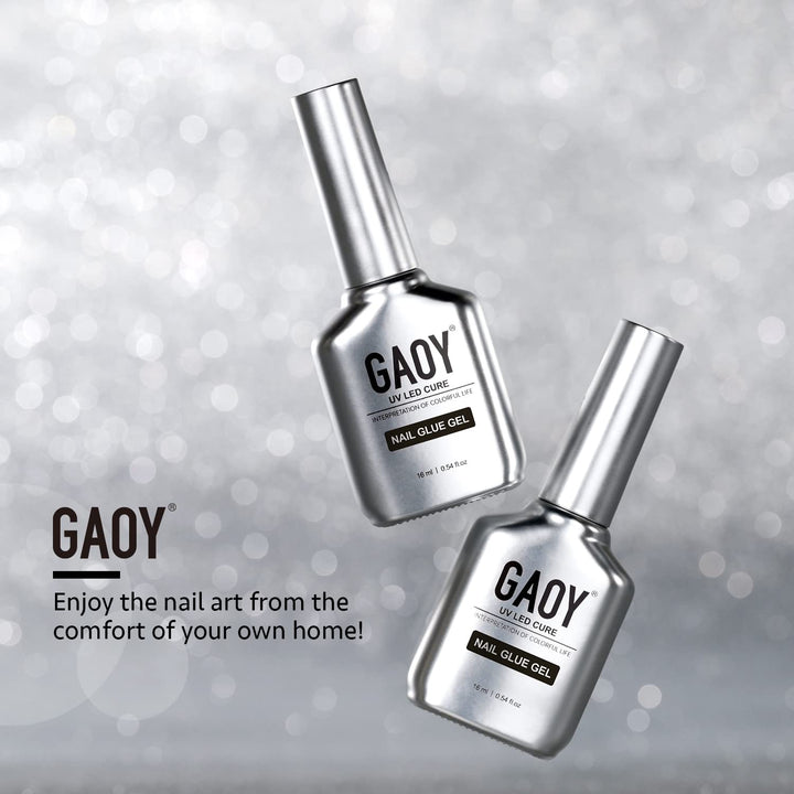 2Pcs 16ml Nail Glue & Base Coat Set