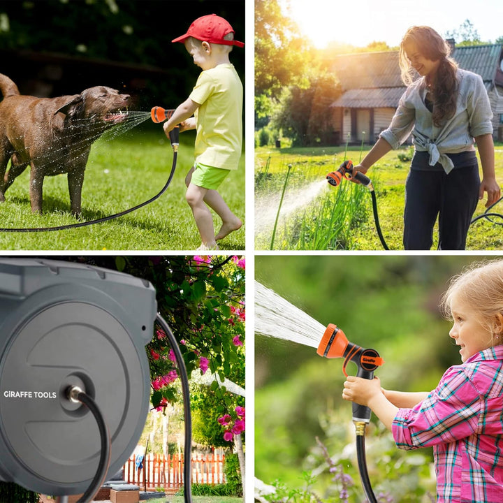 Heavy Duty 130ft Retractable Garden Hose