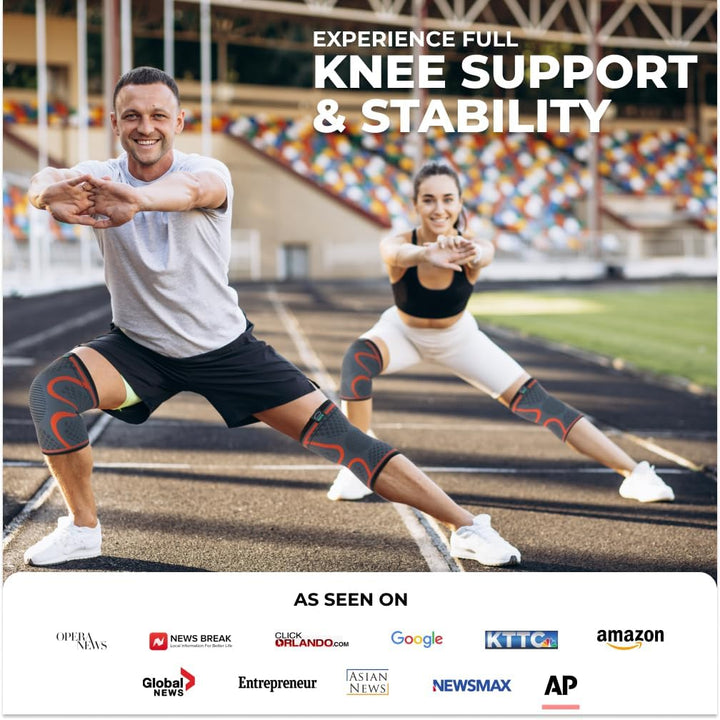 2-Pack Compression Knee Braces