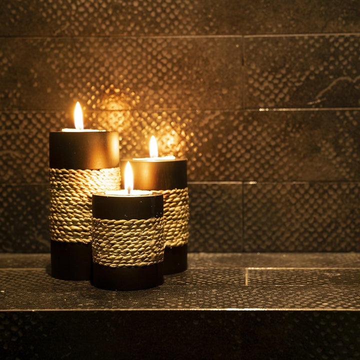 Tealight Candle Holders Set with Tray