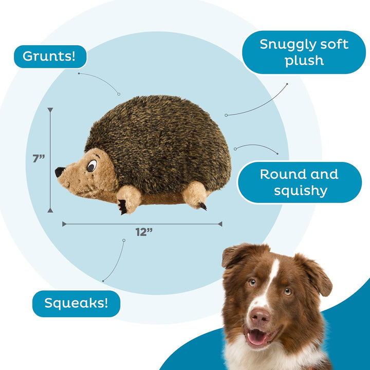 , Hedgehogz Plush Dog Toy, Large