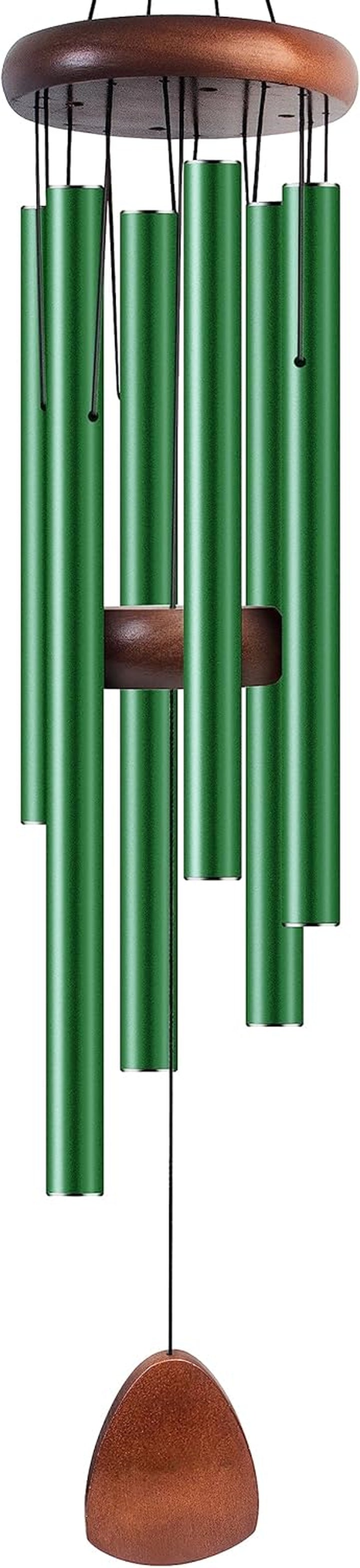 Large Black Aluminum Wind Chimes 37"