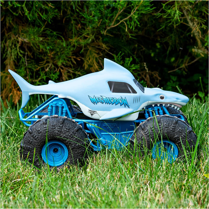 ,  Megalodon Storm All-Terrain Remote Control Monster Truck for Boys and Girls, 1:15 Scale, Kids Toys for Ages 4-6+