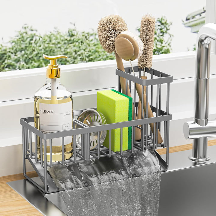 Rustproof Sink Caddy & Soap Dispenser