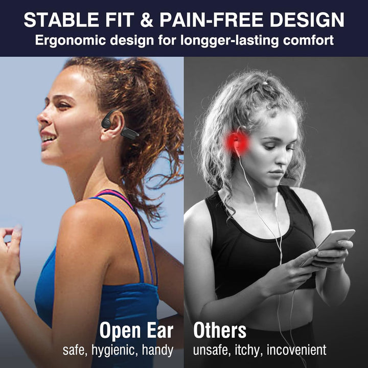 2023 Bone Conduction Bluetooth Headphones