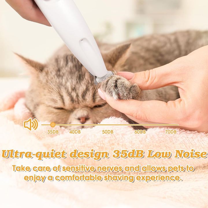 18mm Electric Dog Paw Trimmer with LED