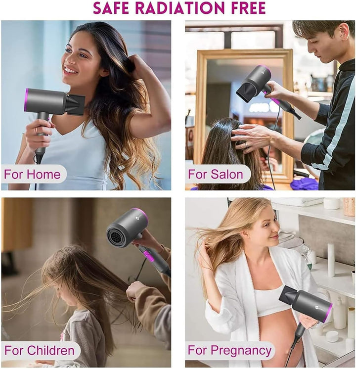 1800W Ionic Hair Dryer, Fast Drying