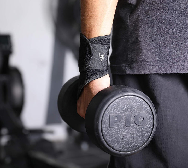 2 Pack Wrist Compression Brace - Black