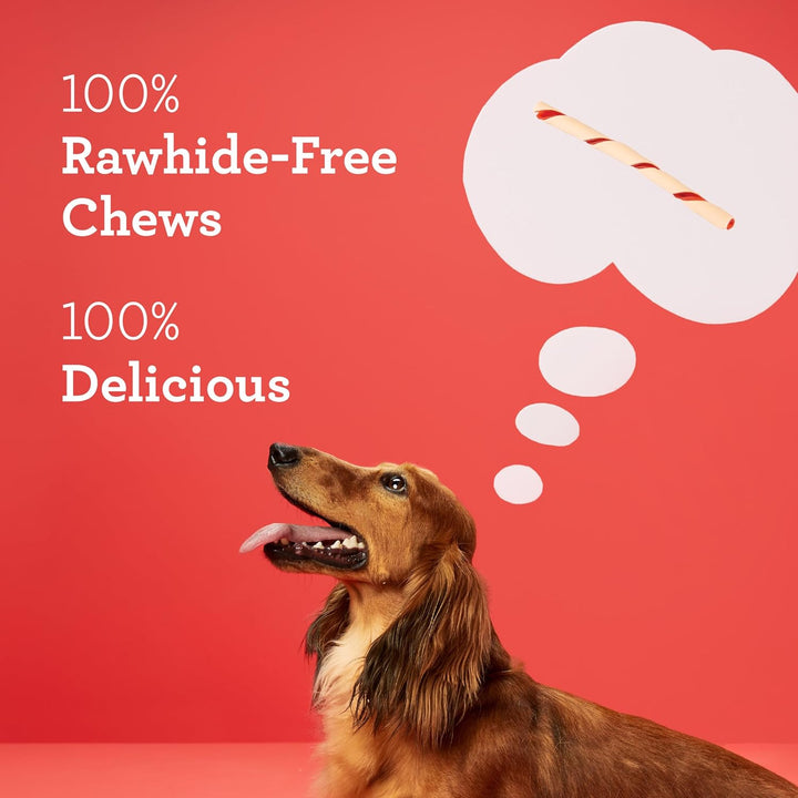 Real Chicken Twist Sticks for Dogs - 50 Ct