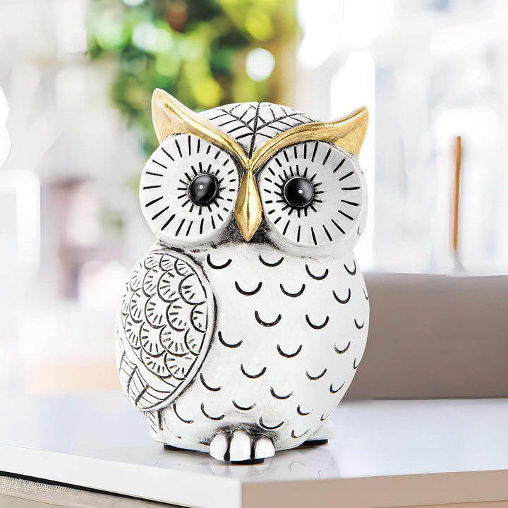 Owl Statue for Home Decor & Office
