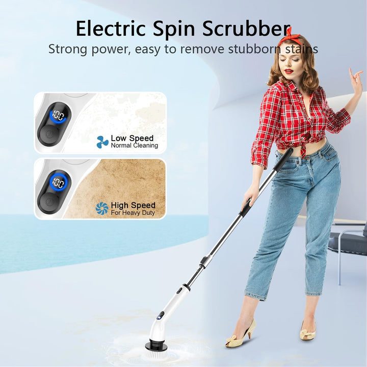 IPX7 Waterproof Electric Spin Scrubber