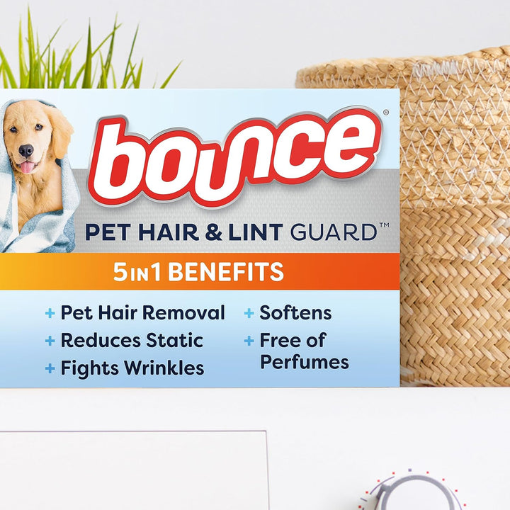 Pet Hair & Lint Guard Dryer Sheets, 130ct
