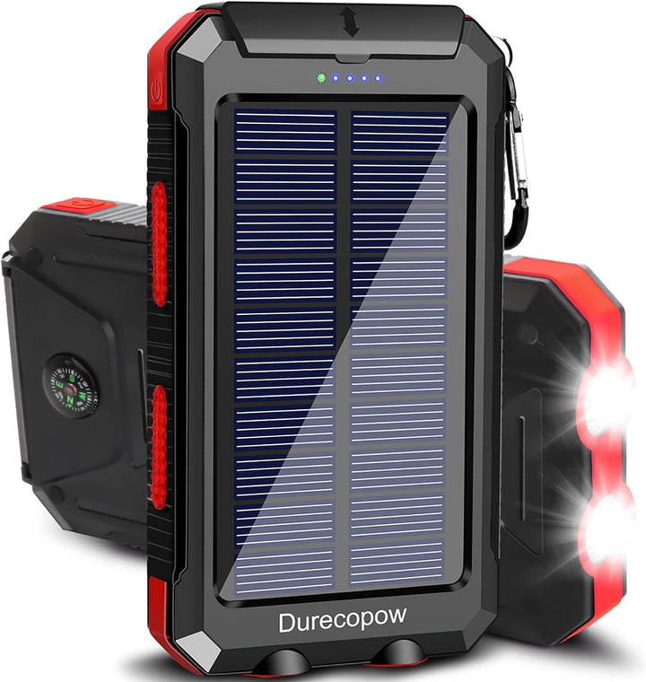 20000mAh Solar Charger Power Bank - Orange