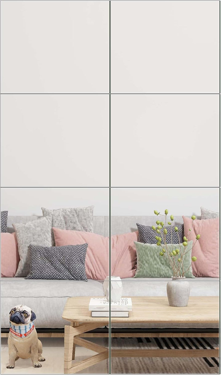 12x12 Gym Mirror Tiles – 12 Pcs