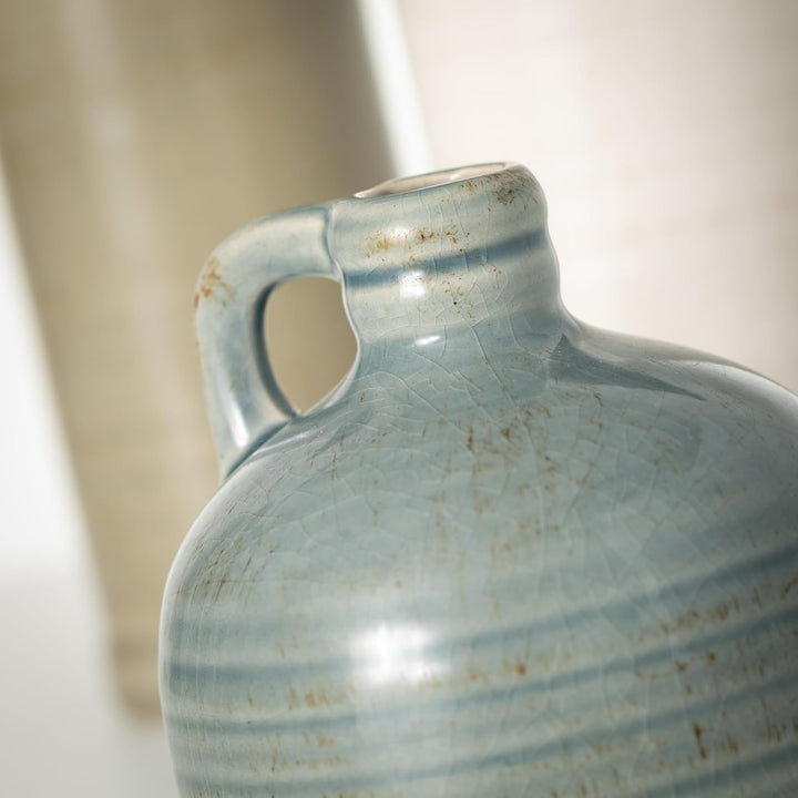 Farmhouse Ceramic Jug Vase Set - Decor