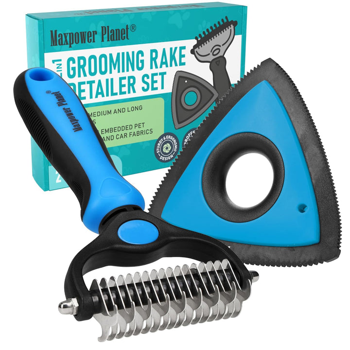 Double-Sided Deshedding Grooming Rake