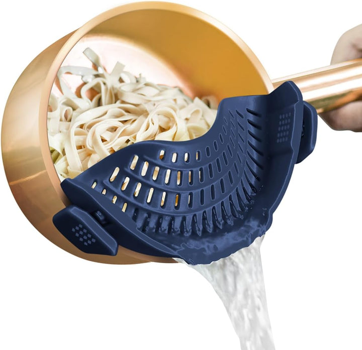 Silicone Clip-On Strainer for Pots & Pans