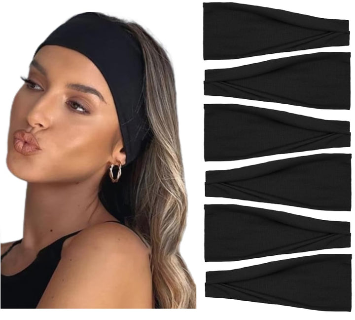 12 Pack Non-Slip Workout Headbands