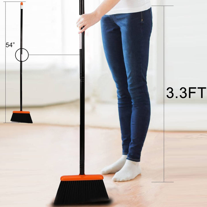 52" Broom & Dustpan Set for Home & Office
