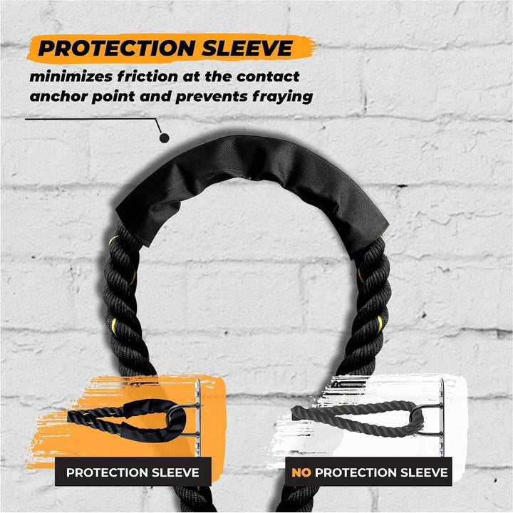 Battle Rope w/ Sleeve - 30/40/50 Ft