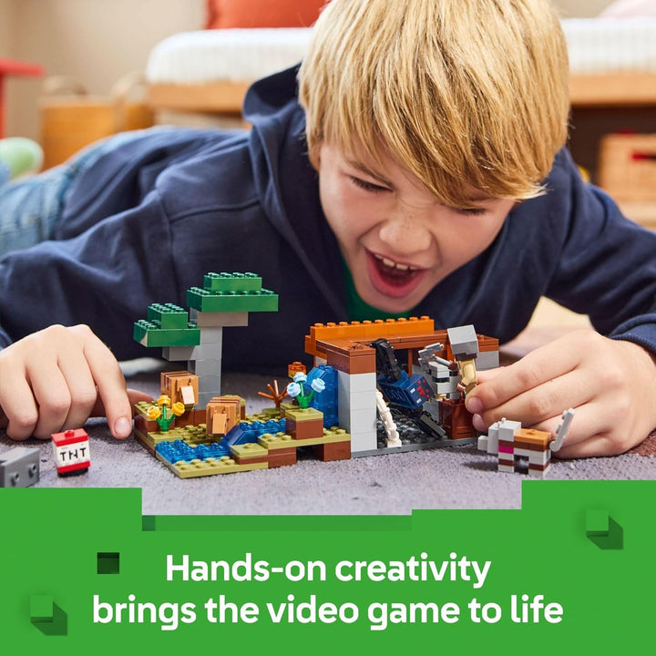 Minecraft the Armadillo Mine Expedition Toy Figures and Playset - Building Minecraft Toy for Kids, Boys and Girls, Ages 8+ - with  Figures for Pretend Play - Gift Idea for Birthdays - 21269