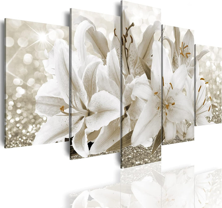 Yellow Orchid Canvas Wall Art 40x20