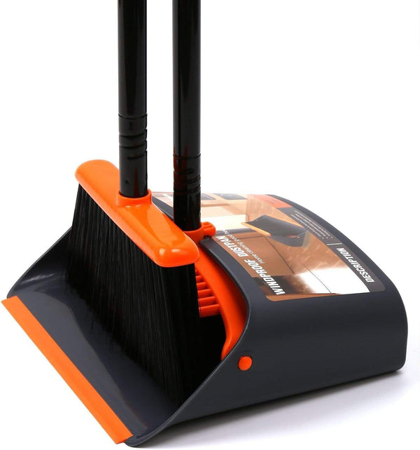 52" Broom & Dustpan Set for Home & Office