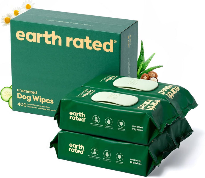 Pet Grooming Wipes for Dogs & Cats – 400ct