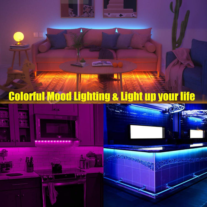 RGB LED TV Backlight with Remote, 8.2ft