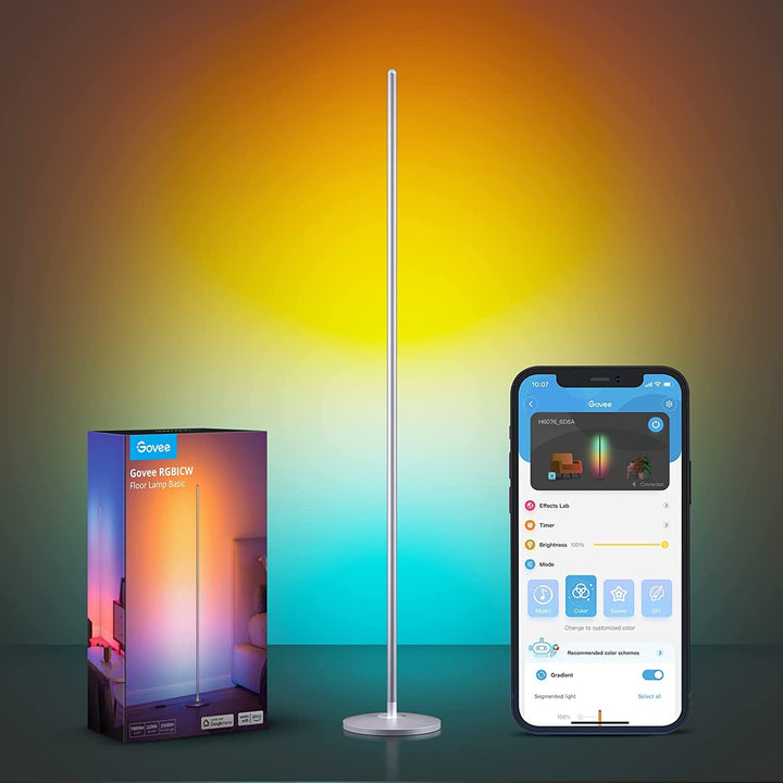 RGBIC LED Floor Lamp with Music Sync
