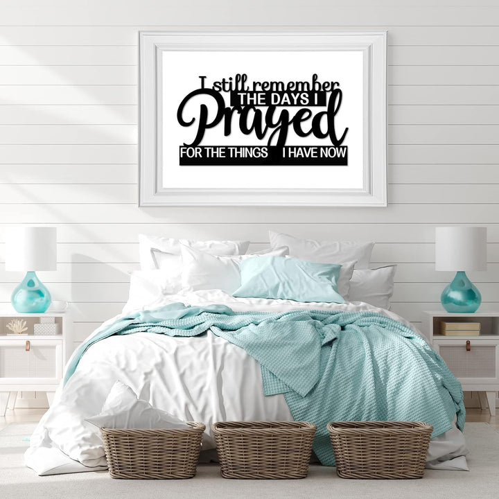 Blessed Faith Wooden Table Decor