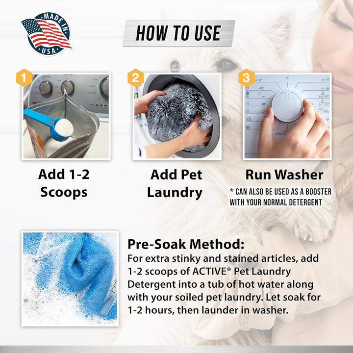 Pet Laundry Detergent & Odor Remover - 64 Loads