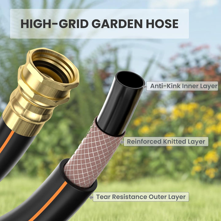 Heavy Duty 130ft Retractable Garden Hose