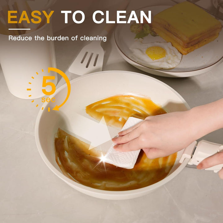 21 Pcs Ceramic Non-Stick Cookware Set