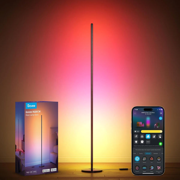 RGBIC LED Floor Lamp with Music Sync