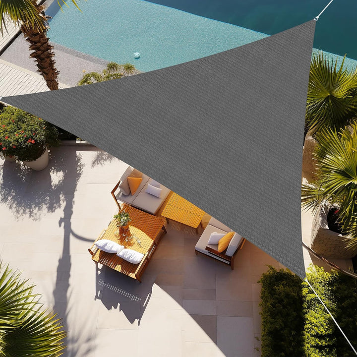 Rectangle Sun Shade 13x20ft - Grey