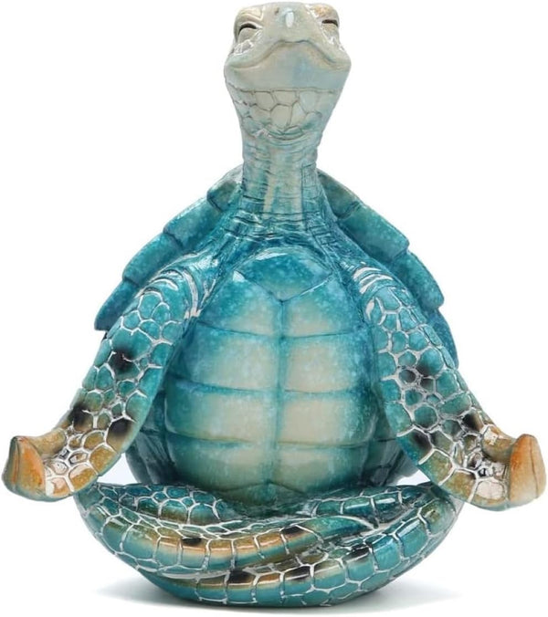 Sea Turtle Meditation Resin Statue