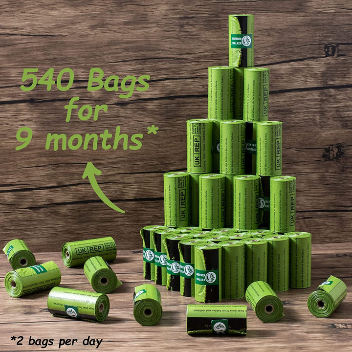 100% Leak-Proof Dog Poop Bags (540)