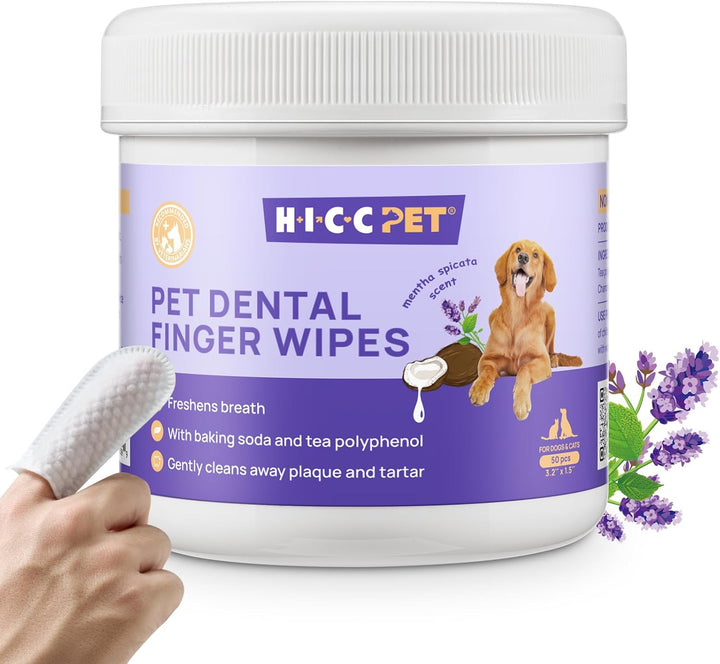 Pet Teeth Cleaning Wipes - 50 Ct