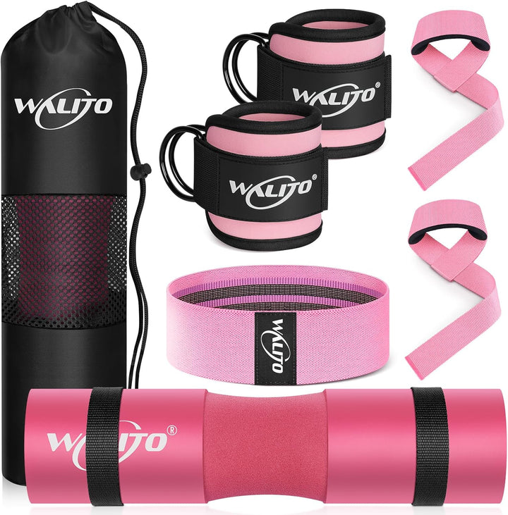 8Pcs Barbell Pad Set & Gym Accessories