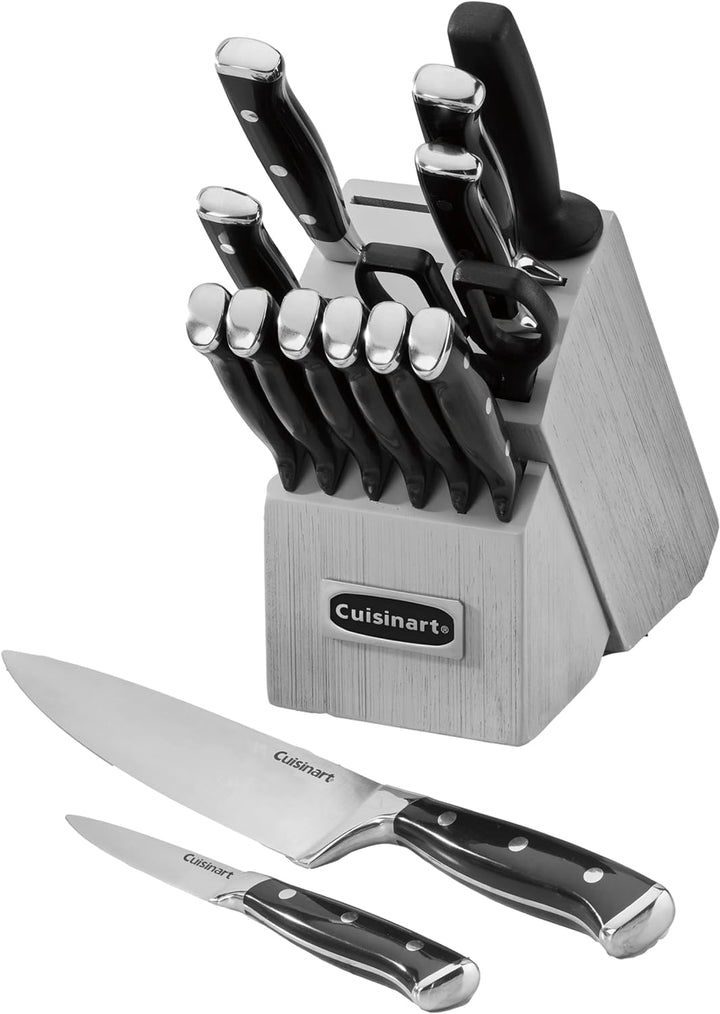 15-Piece Forged Knife Set with Block