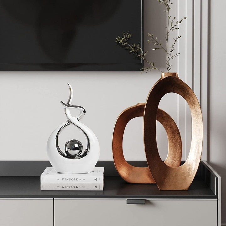 Modern Abstract Ceramic Statue Decor