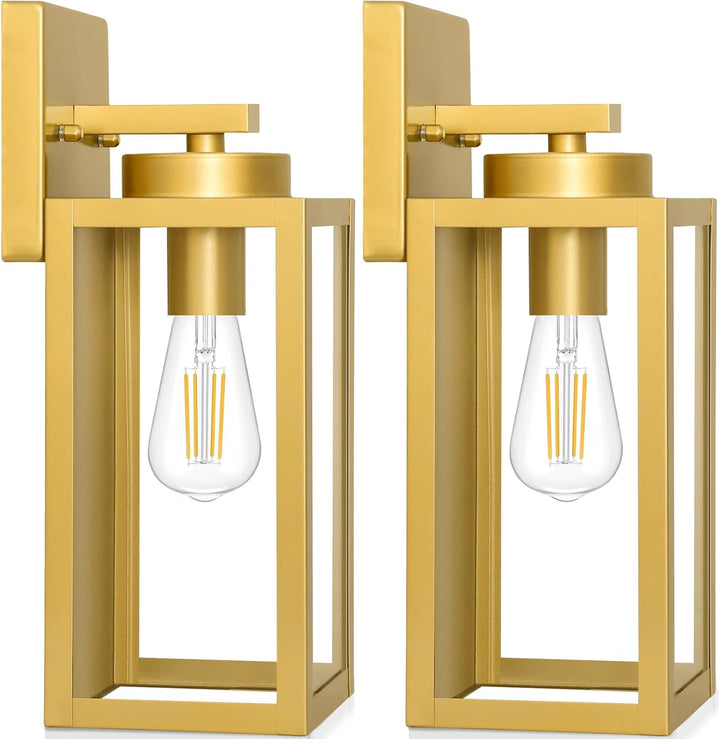 Modern Matte Black Outdoor Wall Lights