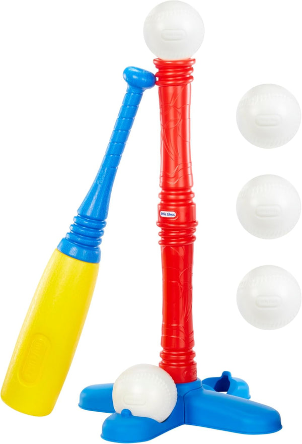 T-Ball Set, Red, 5 Balls, for Toddlers Ages 18+ Months –  Exclusive