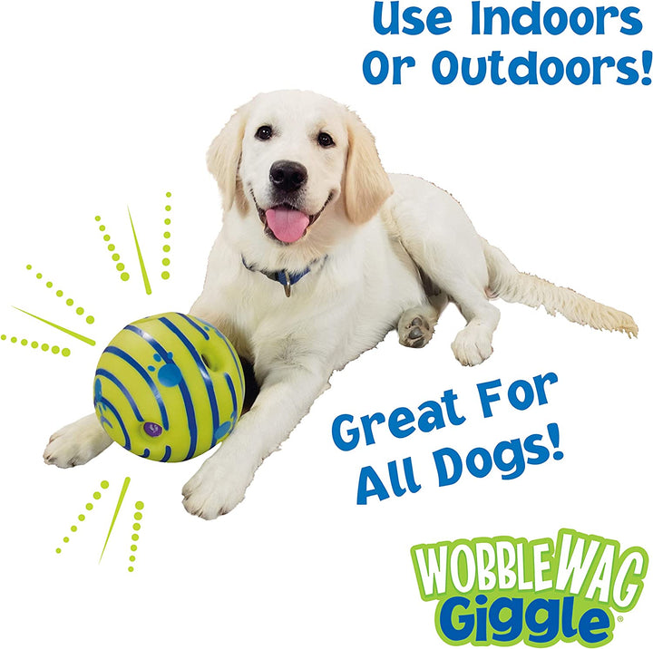 Ball, Interactive Dog Toy, Fun Giggle Sounds When Rolled or Shaken, Pets Know Best, as Seen on TV